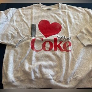 Ripple Junction Gray unisex Sweatshirt 
I ❤️ Diet Coke -get in on the trend🔥